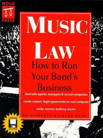 Cover image for Music law