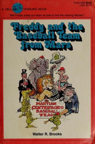 Cover image for Freddy and the Baseball Team from Mars