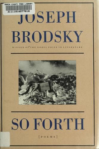 Cover image for So forth