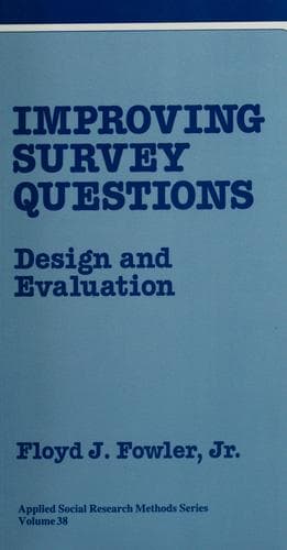 Cover image for Improving survey questions