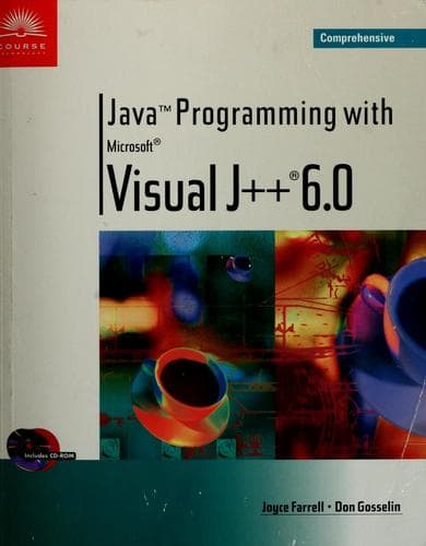 Cover image for Java programming with Microsoft Visual J++ 6.0
