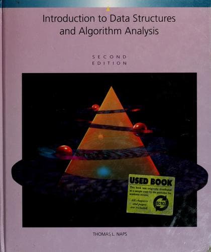 Cover image for Introduction to data structures and algorithm analysis