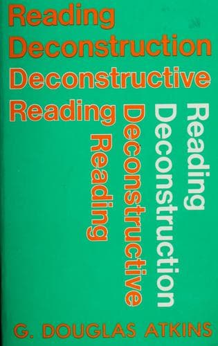 Cover image for Reading deconstruction, deconstructive reading