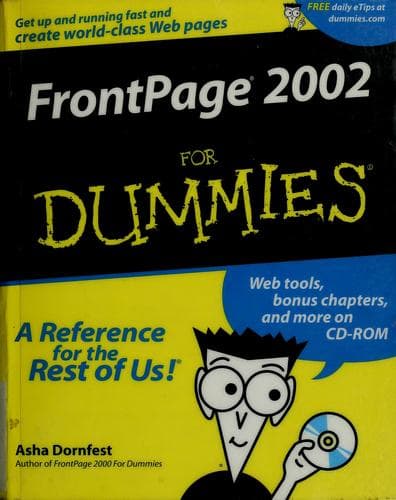 Cover image for FrontPage 2002 for dummies