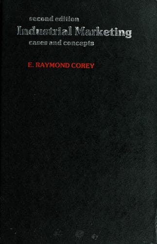 Cover image for Industrial marketing