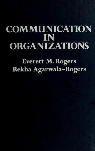 Cover image for Communication in organizations