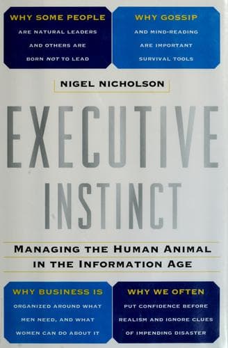 Cover image for Executive Instinct 