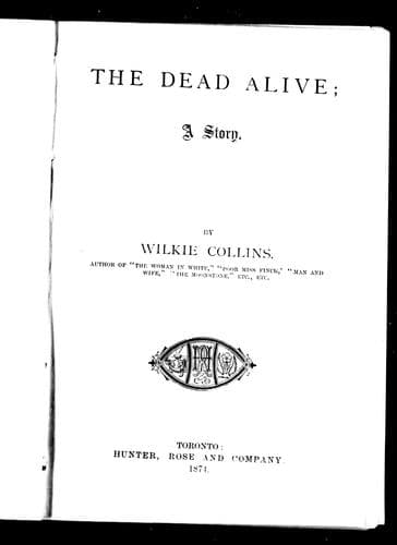 Cover image for The Dead Alive