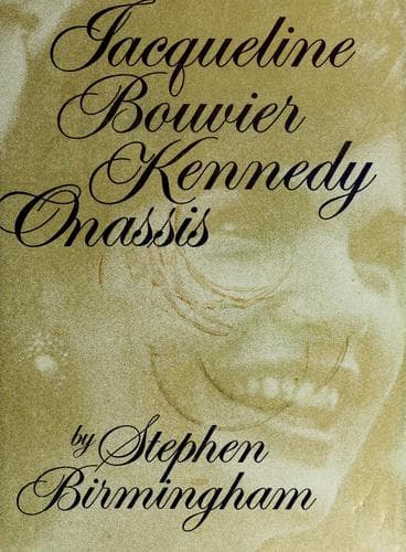 Cover image for Jacqueline Bouvier Kennedy Onassis