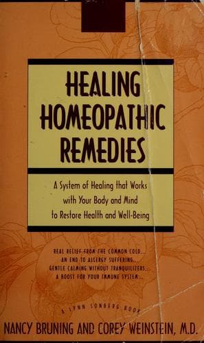 Cover image for Healing homeopathic remedies