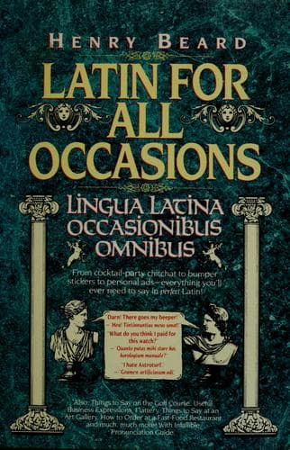 Cover image for Latin for all occasions