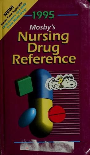 Cover image for Mosby's 1995 Nursing Drug Reference (Mosby's Nursing Drug Reference)