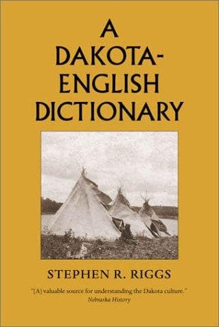 Cover image for A Dakota-English dictionary