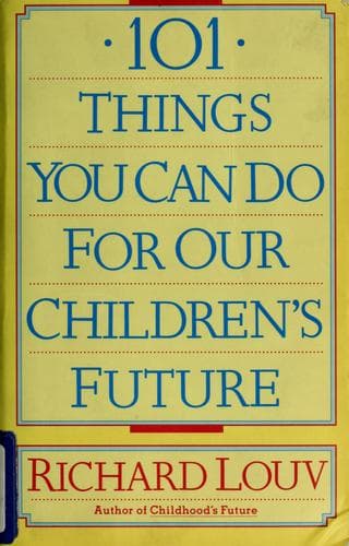Cover image for 101 things you can do for our children's future