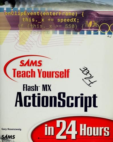 Cover image for Sams Teach Yourself Flash MX ActionScript in 24 Hours