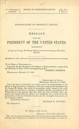 Assassination of President Lincoln