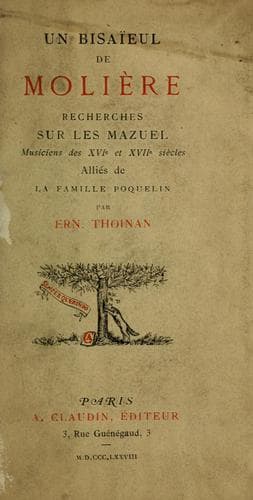 Un Bisaïeul de Molière