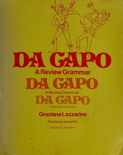 Cover image for Da capo