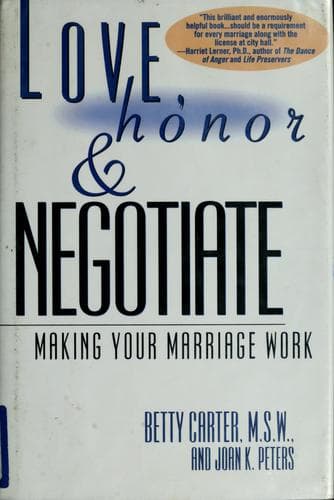 Cover image for Love, honor, and negotiate