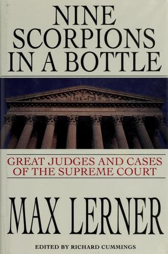 Cover image for Nine scorpions in a bottle