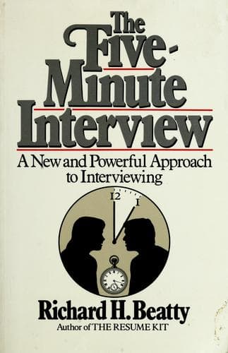 Cover image for The five minute interview