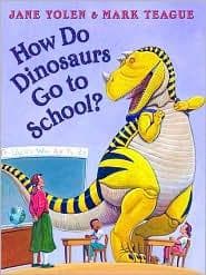 Cover image for How do dinosaurs go to school?