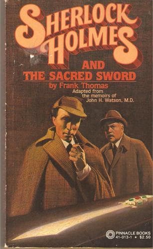 Cover image for Sherlock Holmes & the Sacred Sword