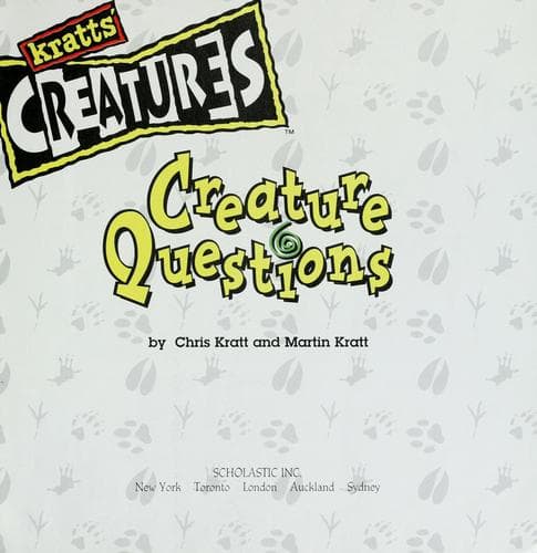Cover image for Creature questions (Kratts' creatures)