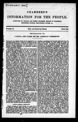 Cover image for Chambers's information for the people