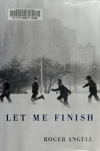 Cover image for Let me finish