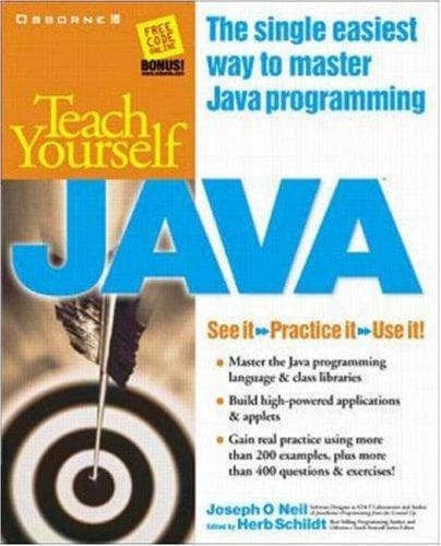 Cover image for Teach Y ourself Java