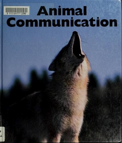 Cover image for Animal communication