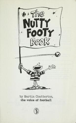 Cover image for The nutty footy book