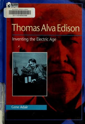 Cover image for Thomas Alva Edison