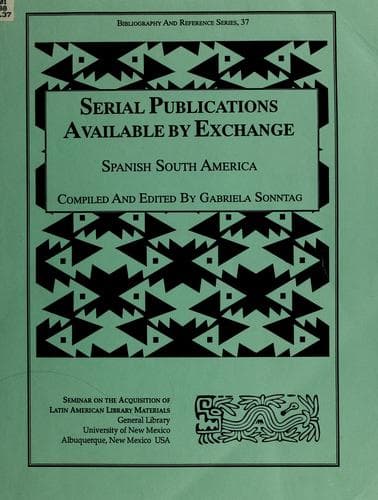 Serial publications available by exchange