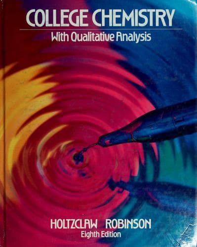 Cover image for College chemistry with quantative analysis
