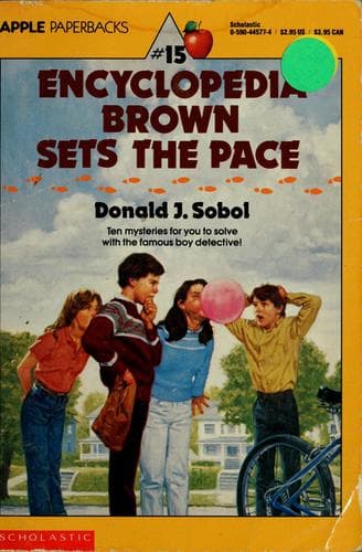 Cover image for Encyclopedia Brown sets the pace
