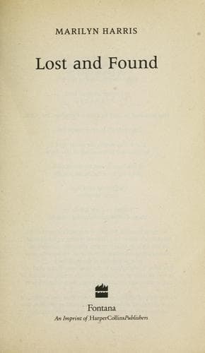 Cover image for Lost and found