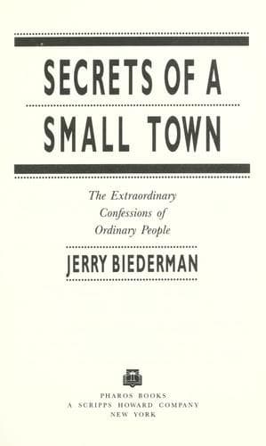 Cover image for Secrets of a small town