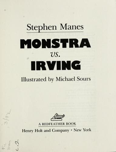 Cover image for Monstra Vs. Irving (Red Feather Book)