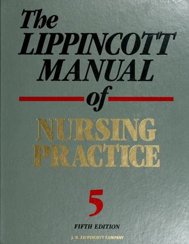 Cover image for The Lippincott manual of nursing practice.