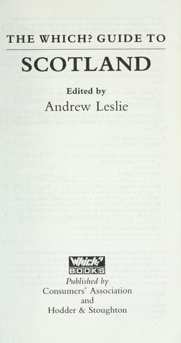 Cover image for The Which? guide to Scotland