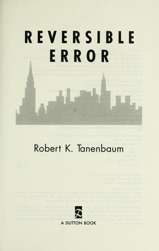 Cover image for Reversible error