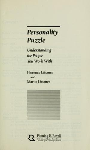 Cover image for Personality puzzle