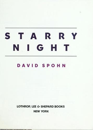 Cover image for Starry night