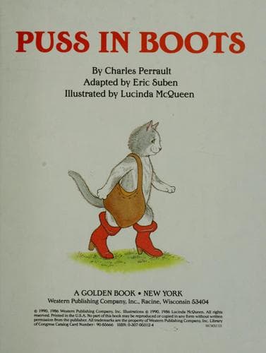 Cover image for Puss in Boots