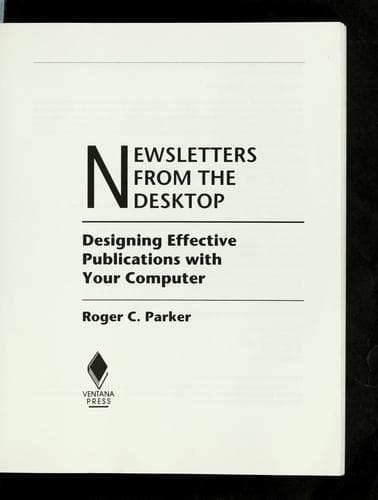 Cover image for Newsletters from the desktop