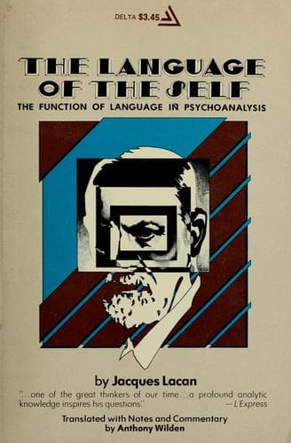 Cover image for The language of the self