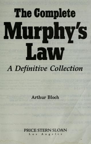 Cover image for The complete Murphy's law