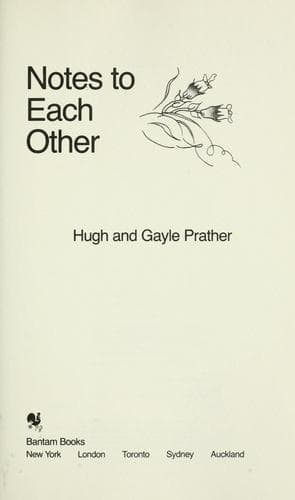 Cover image for Notes to each other